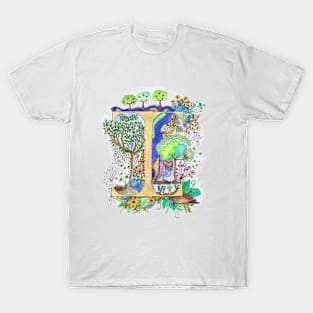 I - an illuminated letter T-Shirt